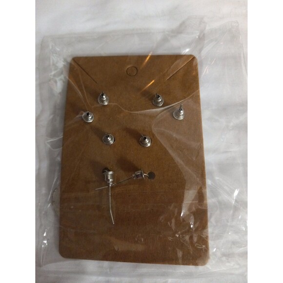 Halloween Earrings Set of 4 Coffins Skulls Spiders Glitter Jack-o-Lanterns - Picture 6 of 6